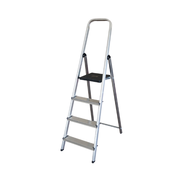 4-step folding ladder Aluminium 152 x 42,5 x 12 cm