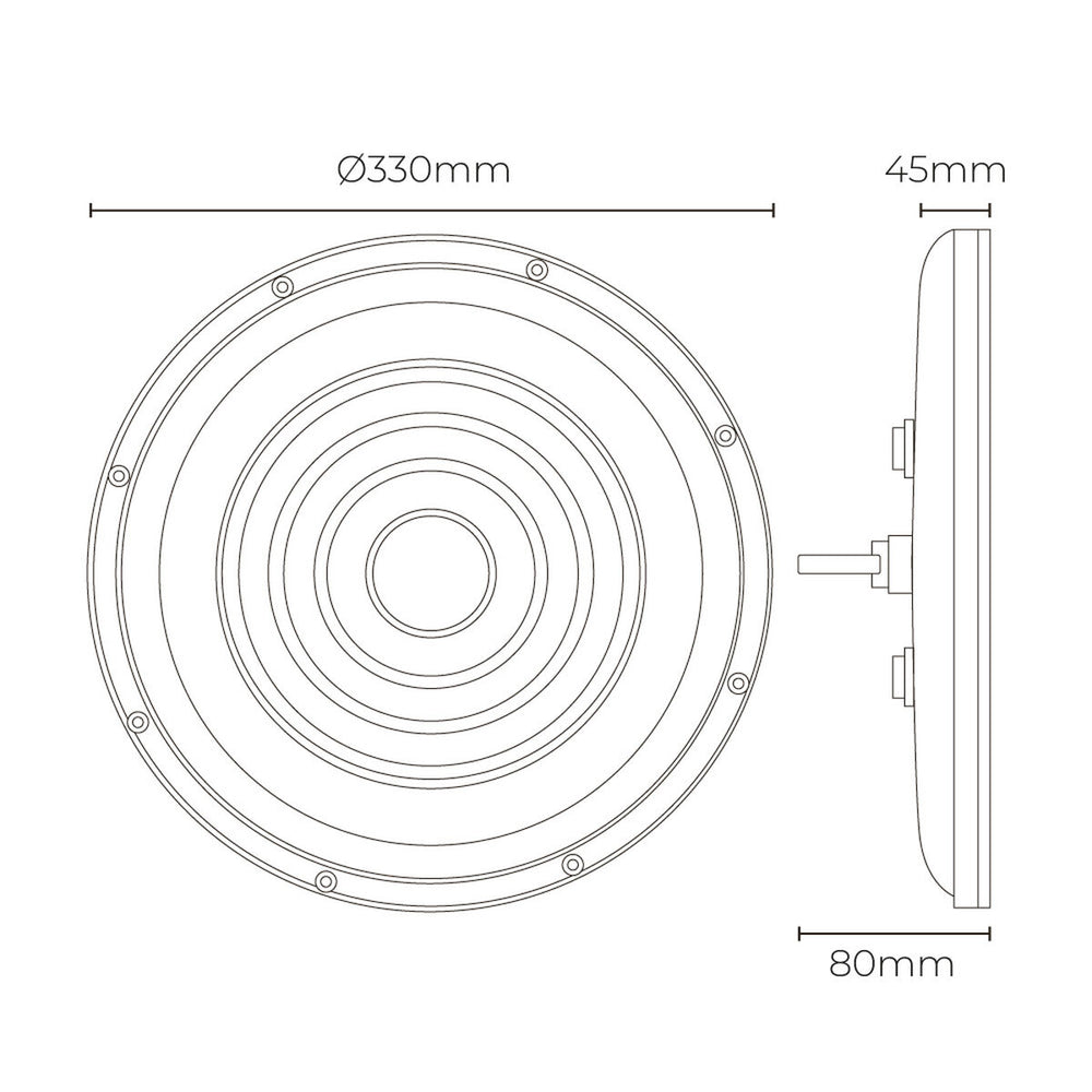 Industrial LED Bell EDM 31809 200 W 6500 K 17600 lm
