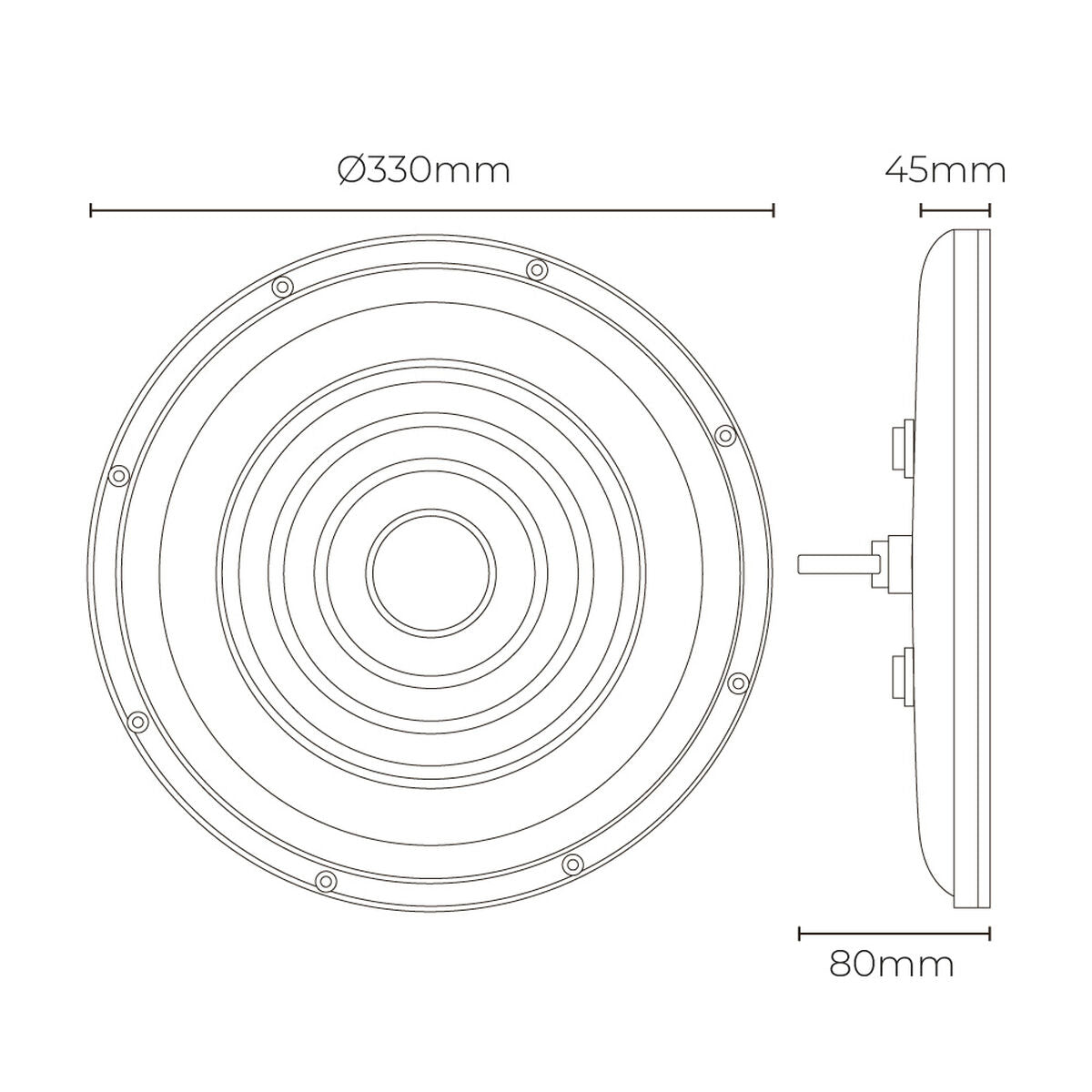 Industrial LED Bell EDM 31809 200 W 6500 K 17600 lm