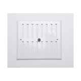 Grille Fepre Adjustable Aluminium White (17 x 19 cm)