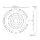 Industrial LED Bell EDM 31809 200 W 6500 K 17600 lm